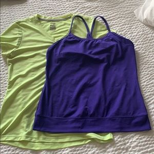 Adidas  work out the tank racer back purple M